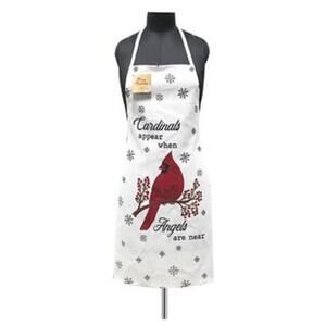 Holiday Printed Cotton Aprons (Cardinals appear when Angles are near)